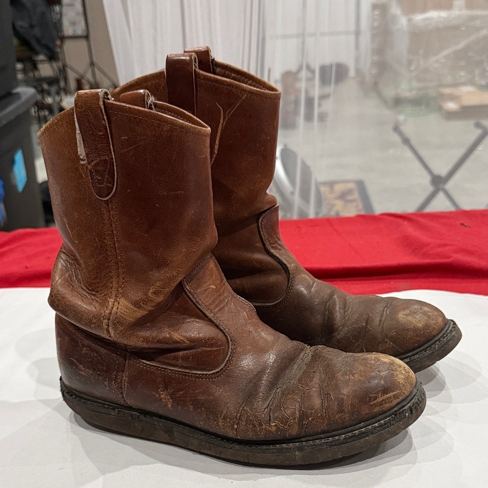 Double H Rustic Brown Leather Boots